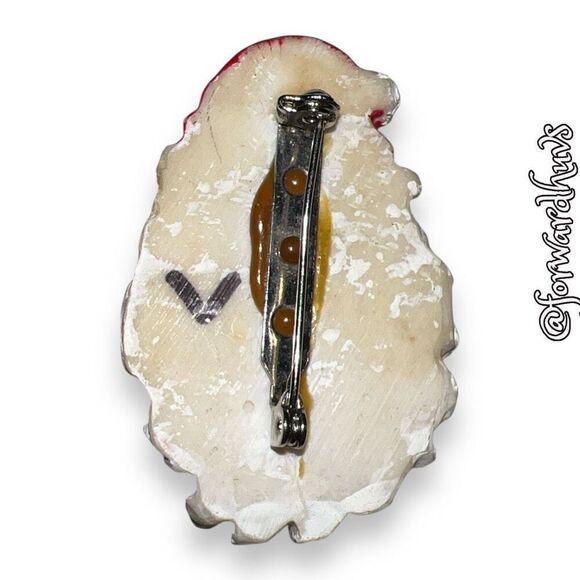 Vintage Santa Claus Brooch - Festive Holiday Cheer - Picture 7 of 11